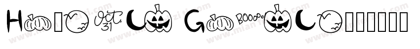 Haunted Garden字体转换